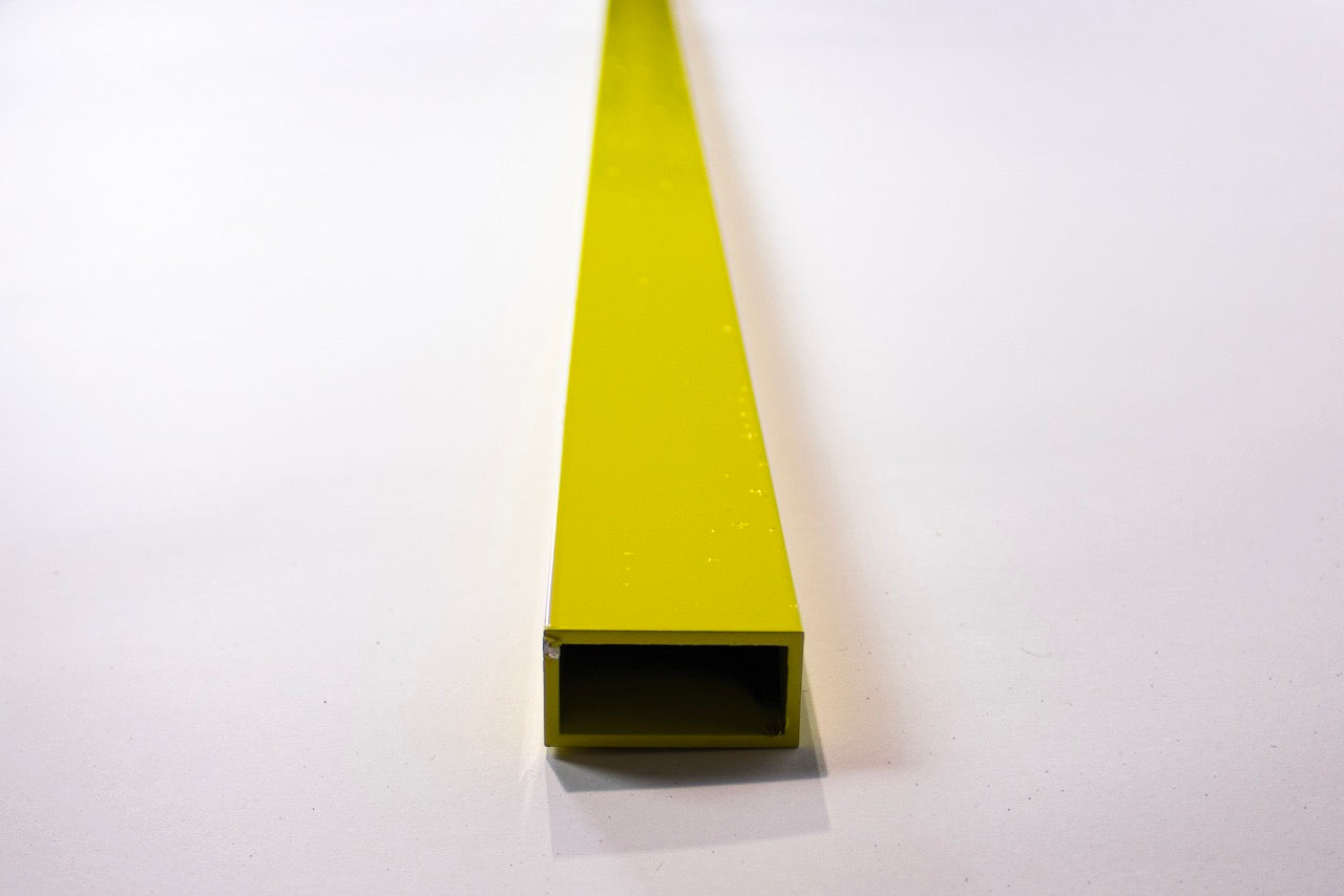 2' X 1' Box Section Powder Coated Yellow