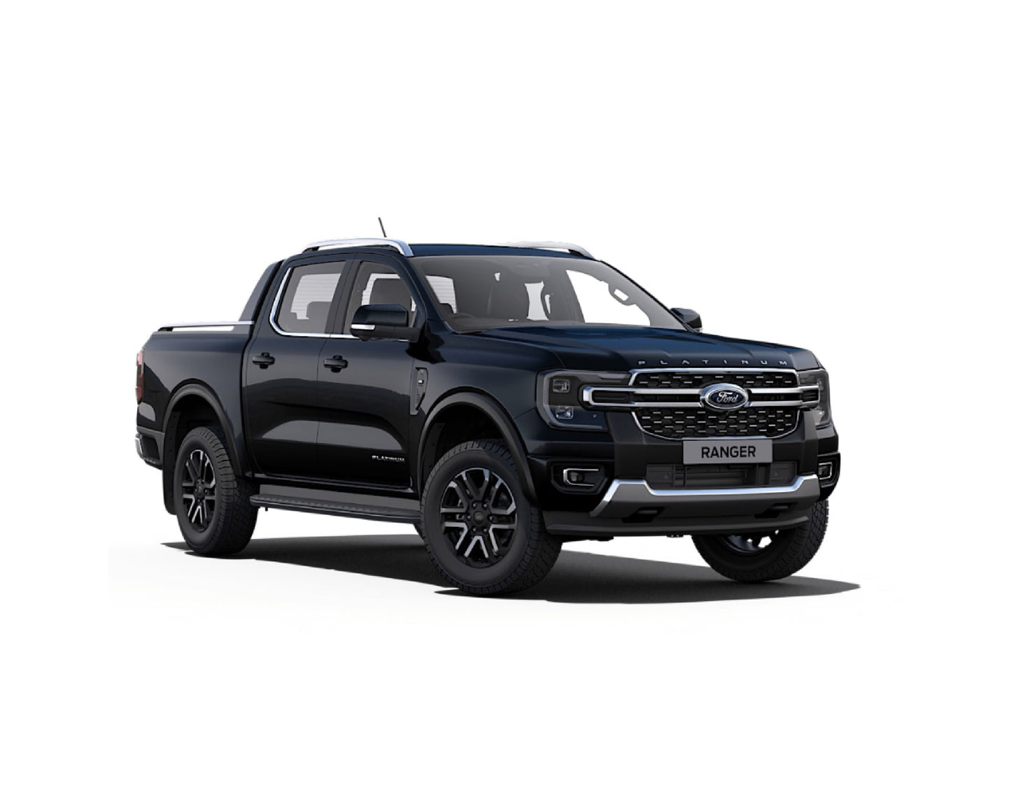 Ford Ranger Double Cab Pick Up, 3.0L 4V V6, Platinum Series, 10 Spd Auto, Agate Black