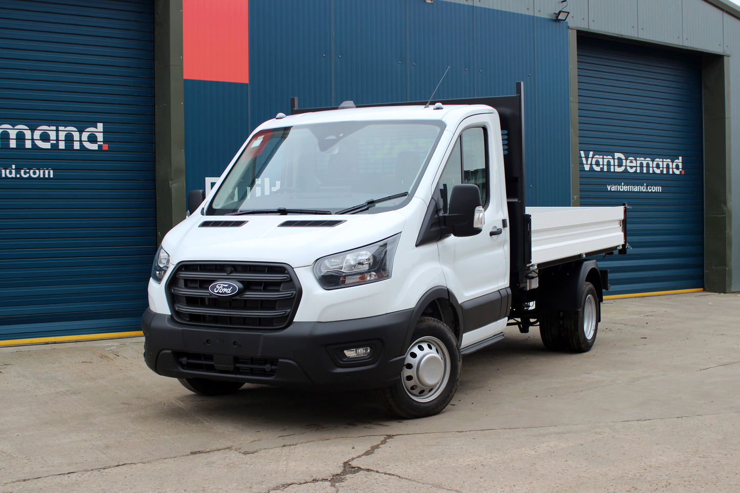Ford Transit Praevia Tipper Diesel L2 Manual Single Cab 165ps Frozen White