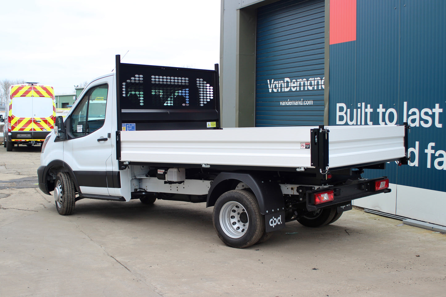 Ford Transit Praevia Tipper Diesel L2 Manual Single Cab 165ps Frozen White
