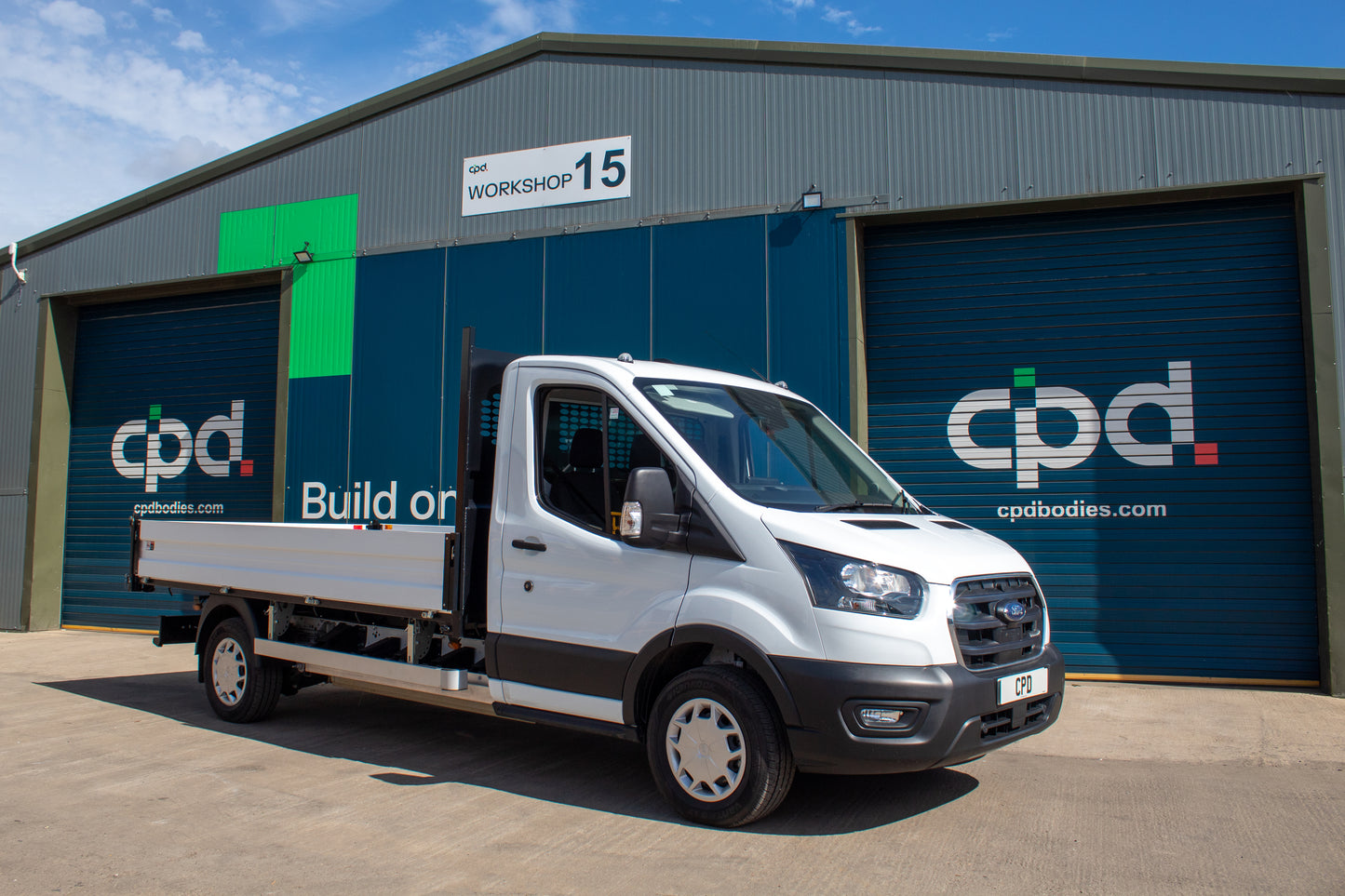 Ford Transit Tipper Diesel L3 Manual Single Cab 165ps Frozen White