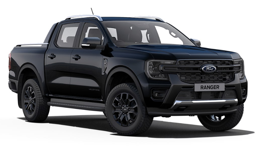 Ford Ranger Double Cab Pick Up, 3.0L 4V V6, Wildtrak 10 Spd, Auto, Agate Black