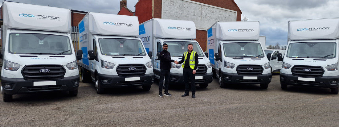 Five Ford Transit Lutons Delivered and Deployed for Cool Motion