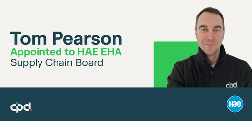 CPD’s Tom Pearson Appointed to HAE EHA Supply Chain Board