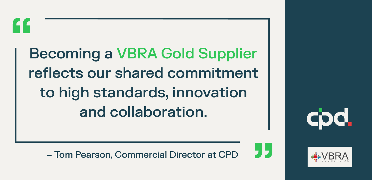 CPD Achieves Gold Supplier Status with the VBRA