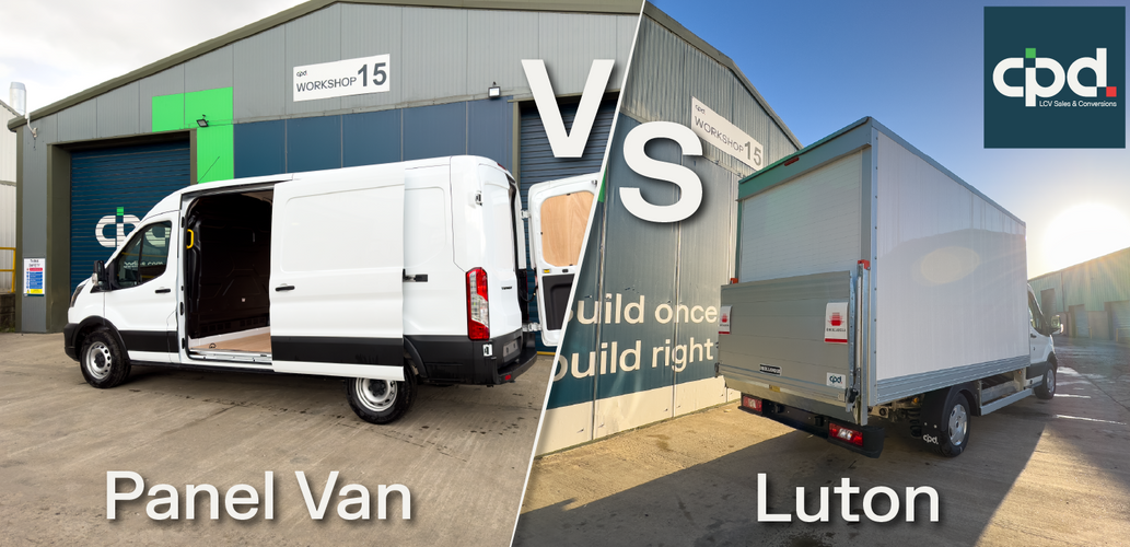 Luton Vs Panel Van: Which is right for your delivery fleet?