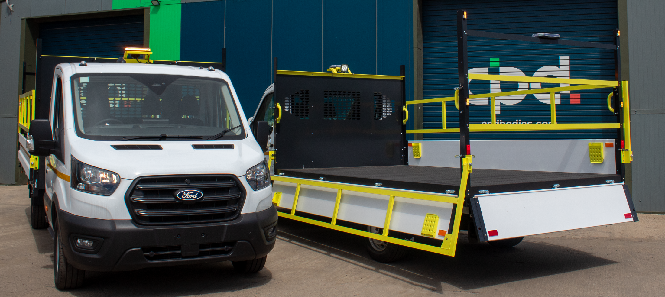 Ford L4 Single Cab Traffic Management Dropside with Full Safety Spec