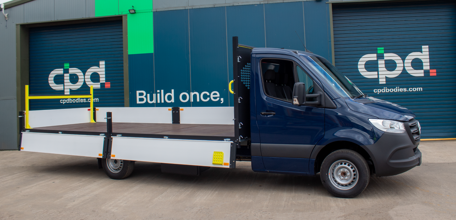 Extra-Long Mercedes L3 Double Dropside with Custom Storage & Safety Upgrades