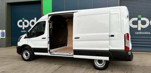 Ford Transit Ply-Lined Panel Van Built for Delivery Work