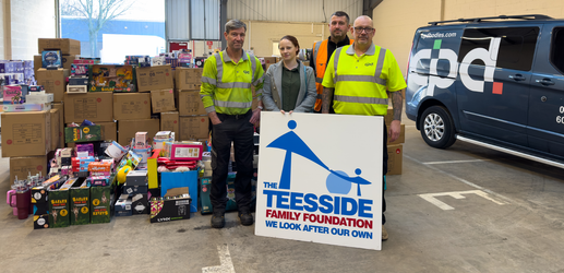 CPD teams up with The Teesside Family Foundation to brighten Christmas for local families
