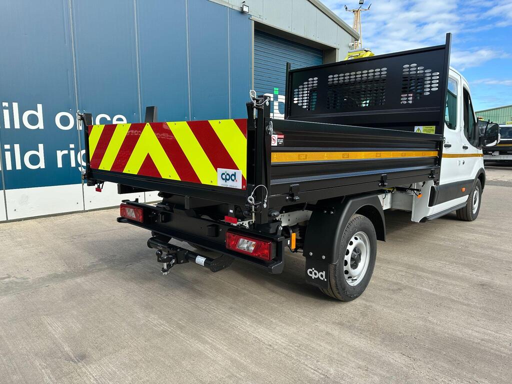 Ford Transit Steel Tipper 2L Diesel L3 Manual Double Cab 165ps Frozen White