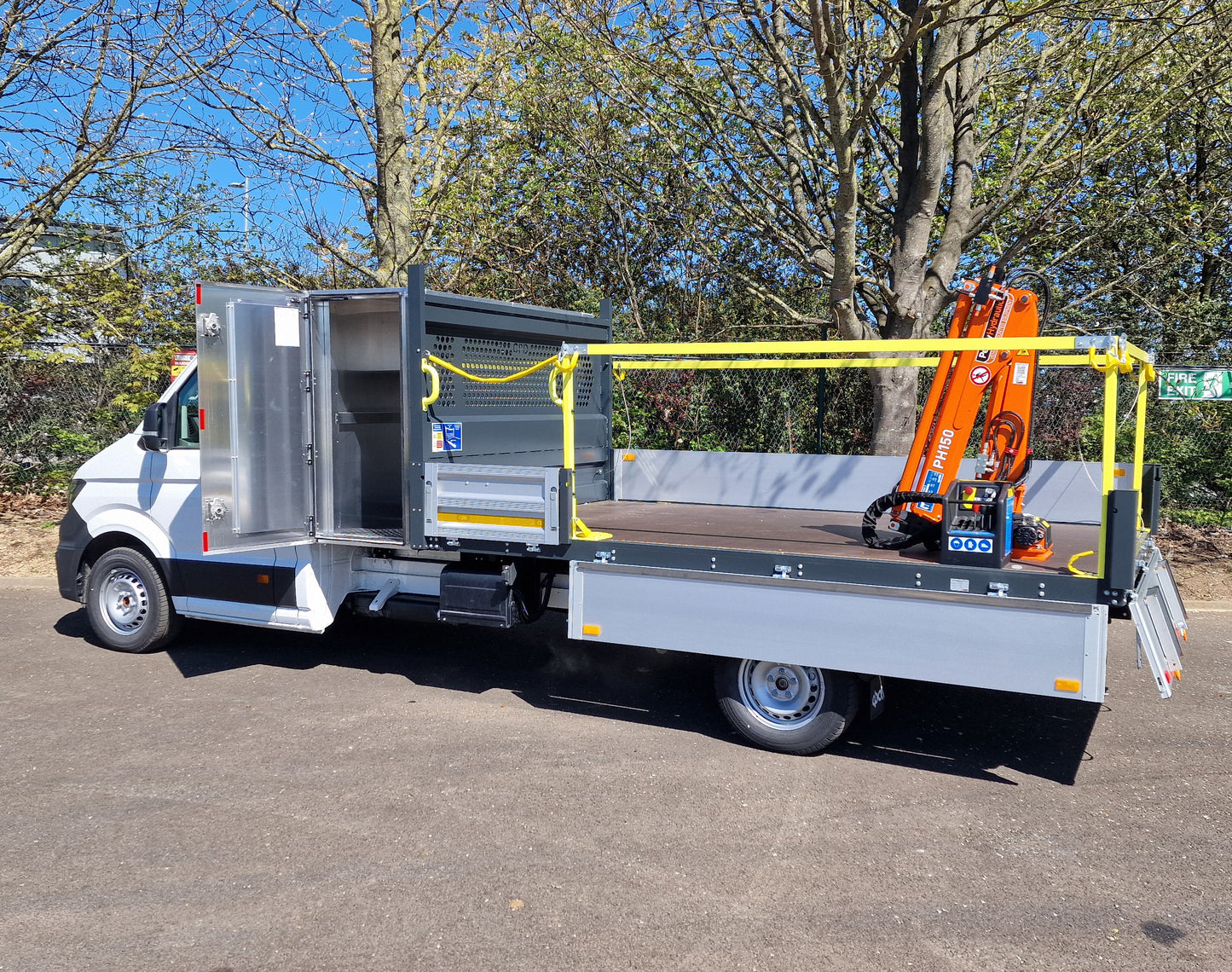 VW L3 Single Cab Dropside with Tool Pod and Crane
