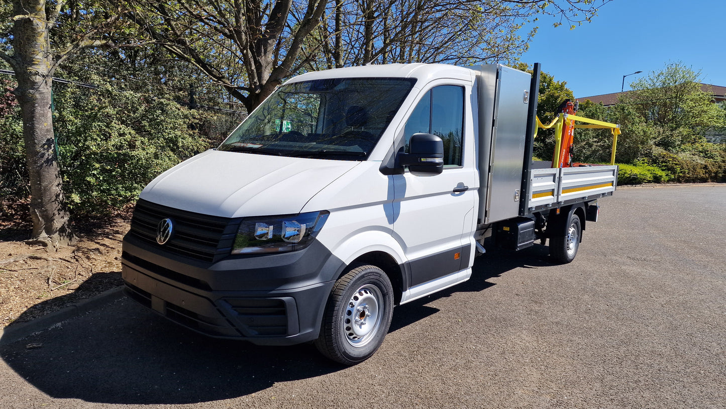 VW L3 Single Cab Dropside with Tool Pod and Crane