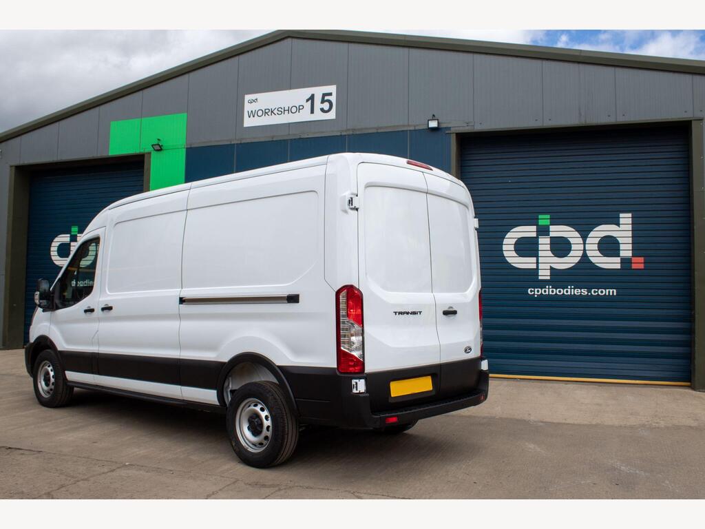 Ford Transit Van, 350, L3 H2, Leader, 165ps, Manual, RWD, AC, Frozen White