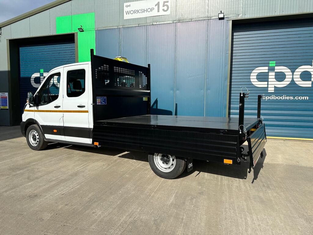Ford Transit Steel Tipper 2L Diesel L3 Manual Double Cab 165ps Frozen White
