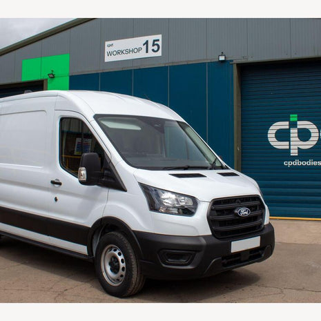 Ford Transit Van, 350, L3 H2, Leader, 165ps, Manual, RWD, AC, Frozen White