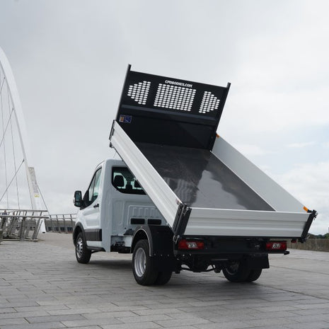 Ford Transit Praevia Tipper Diesel L2 Manual Single Cab 165ps Frozen White