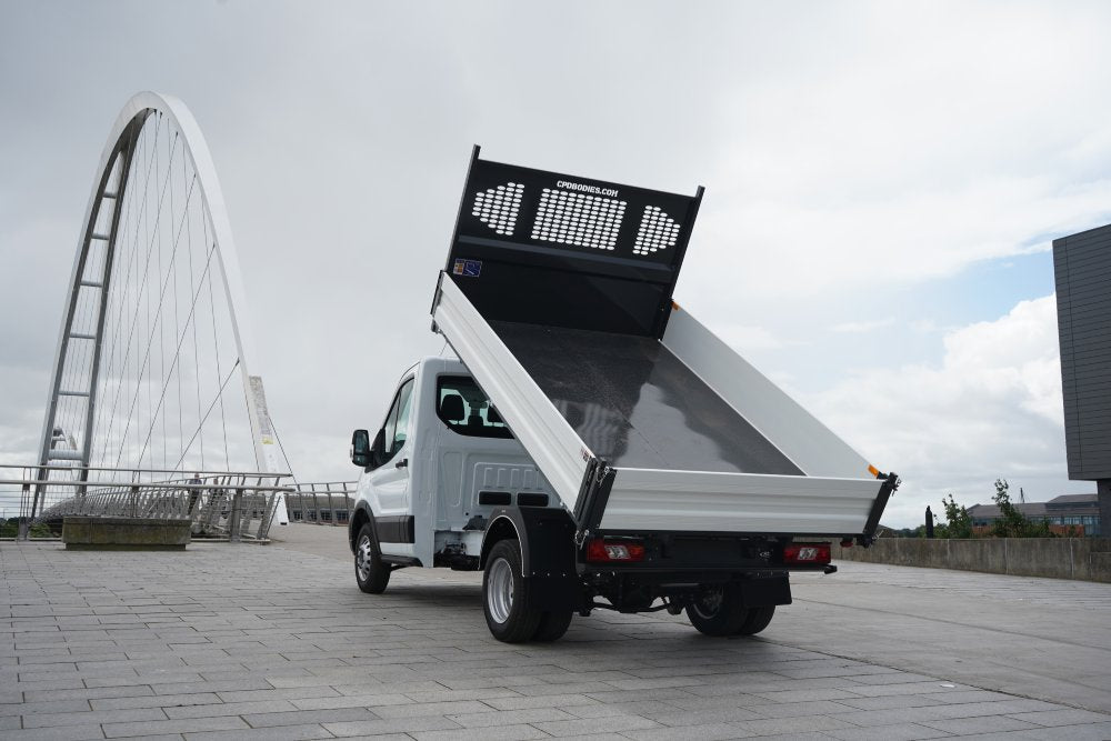 Ford Transit Praevia Tipper Diesel L2 Manual Single Cab 165ps Frozen White