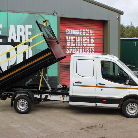 Ford Transit Steel Tipper 2L Diesel L3 Manual Double Cab 165ps Frozen White