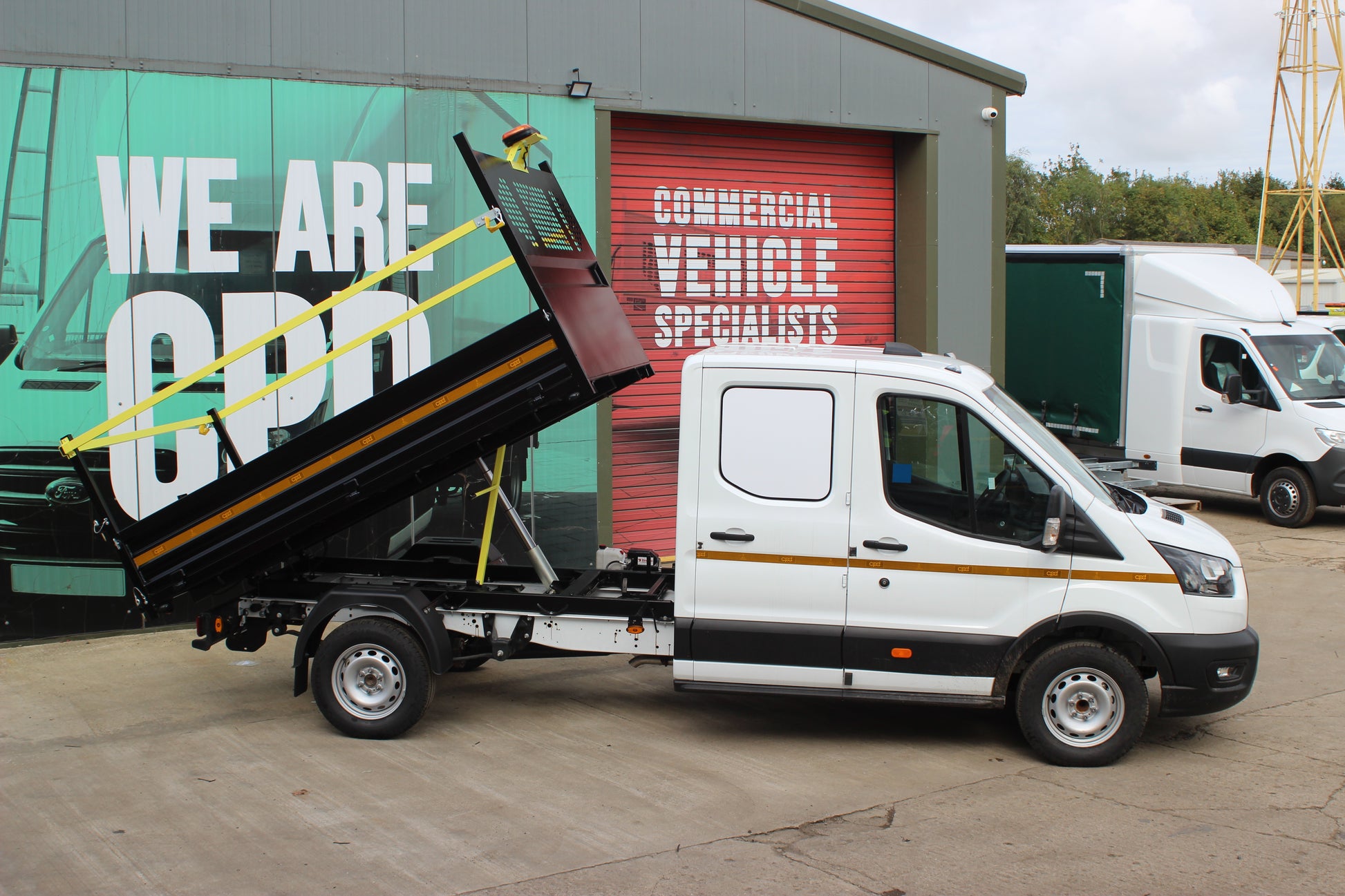 HOT Cab Tipper Dual Cab Ford Transit Ford Transit Steel Tipper