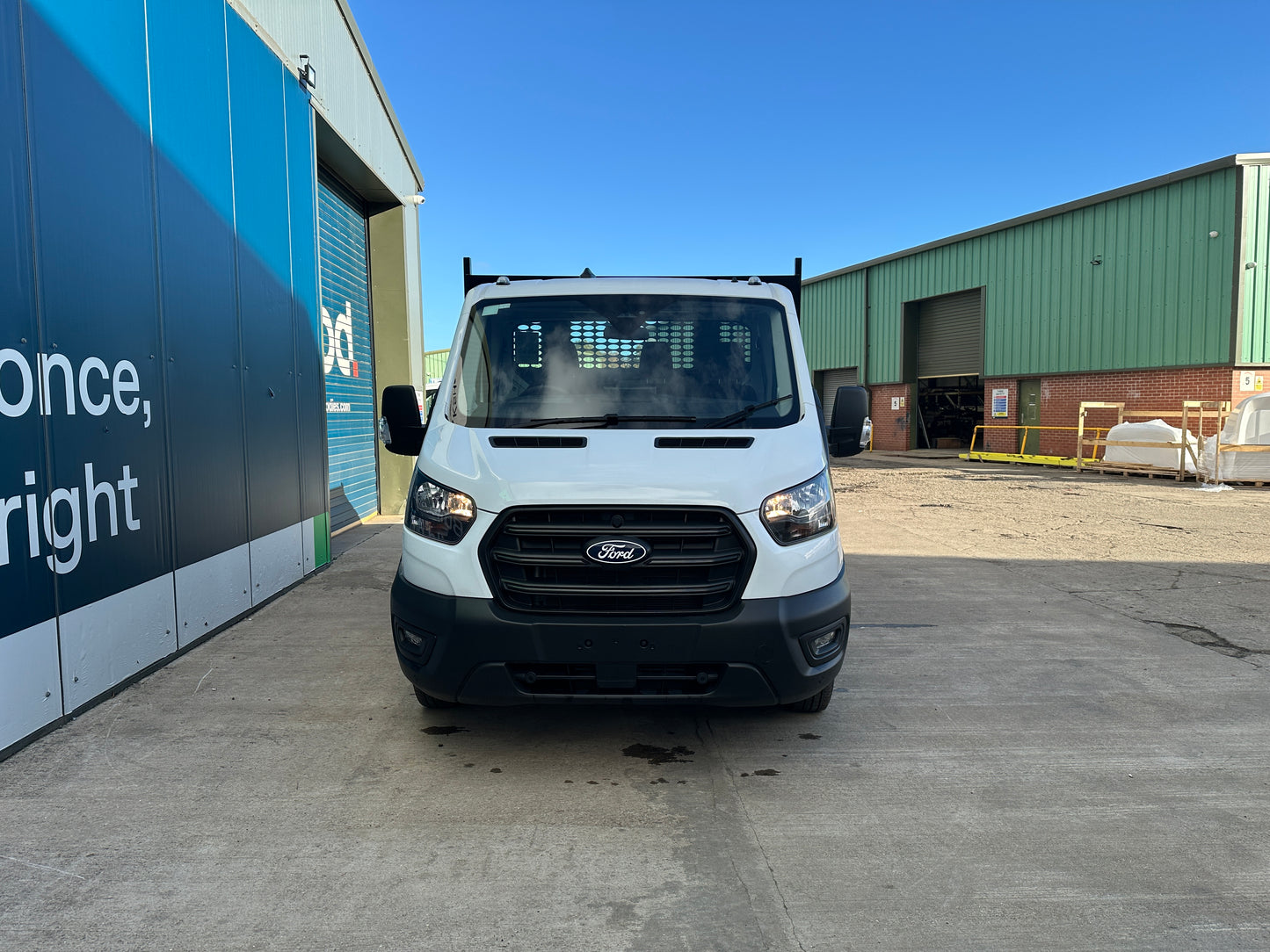 Ford Transit Tipper Diesel L3 Manual Single Cab 165ps Frozen White