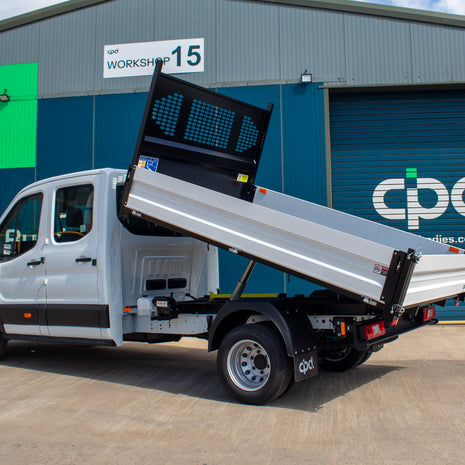 Ford Transit Tipper Diesel L3 Manual Double Cab 165ps frozen white
