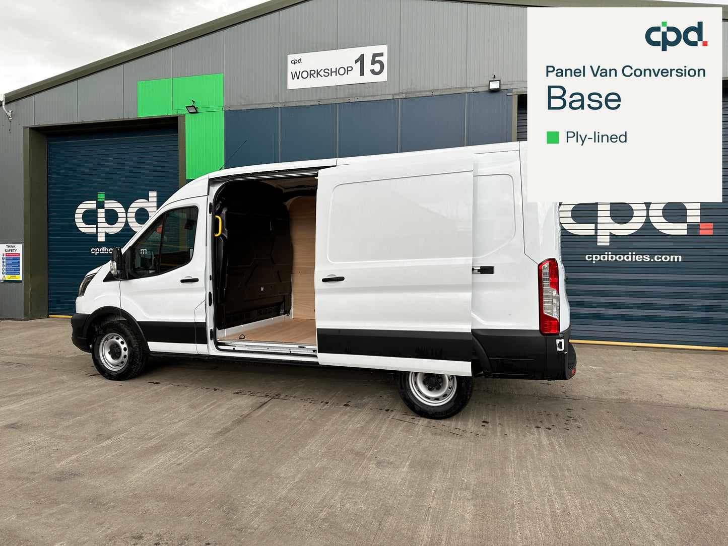 Ford Transit 350,L3 H2 Leader 2.0 130PS FWD Ply-lined