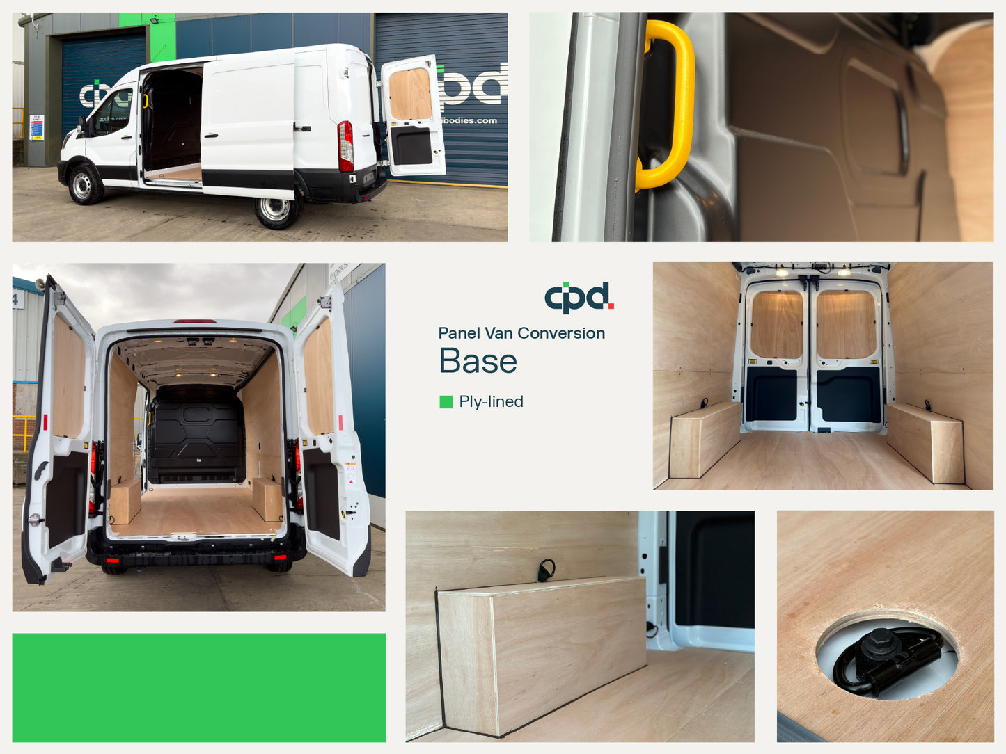 Ford Transit Van, 350, L3 H2, Leader, 165ps, Manual, RWD, AC, Frozen White