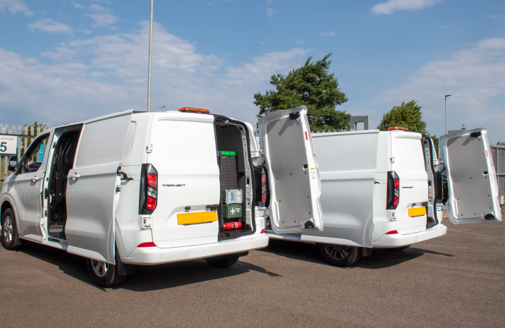 Panel Van Loading Custom Racking Panel Van Built for Everyday Trade Efficiency