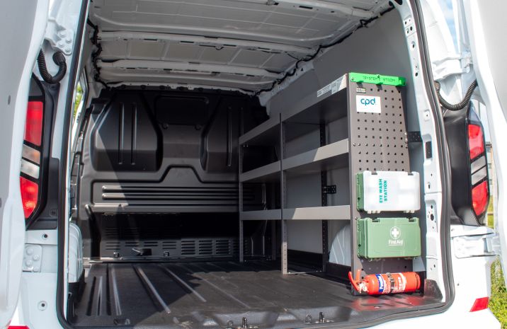 Panel Van Loading Custom Racking Panel Van Built for Everyday Trade Efficiency